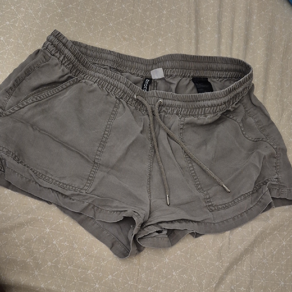 Divided Taupe Women's Drawstring Shorts